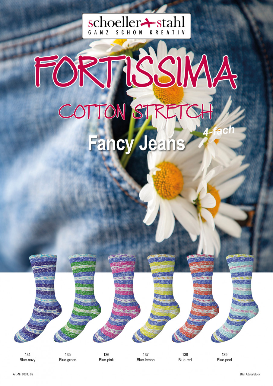 Fortissima Cotton Stretch Fancy Jeans