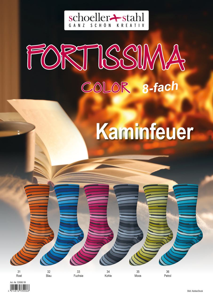 Fortissima Color 8fach Kaminfeuer