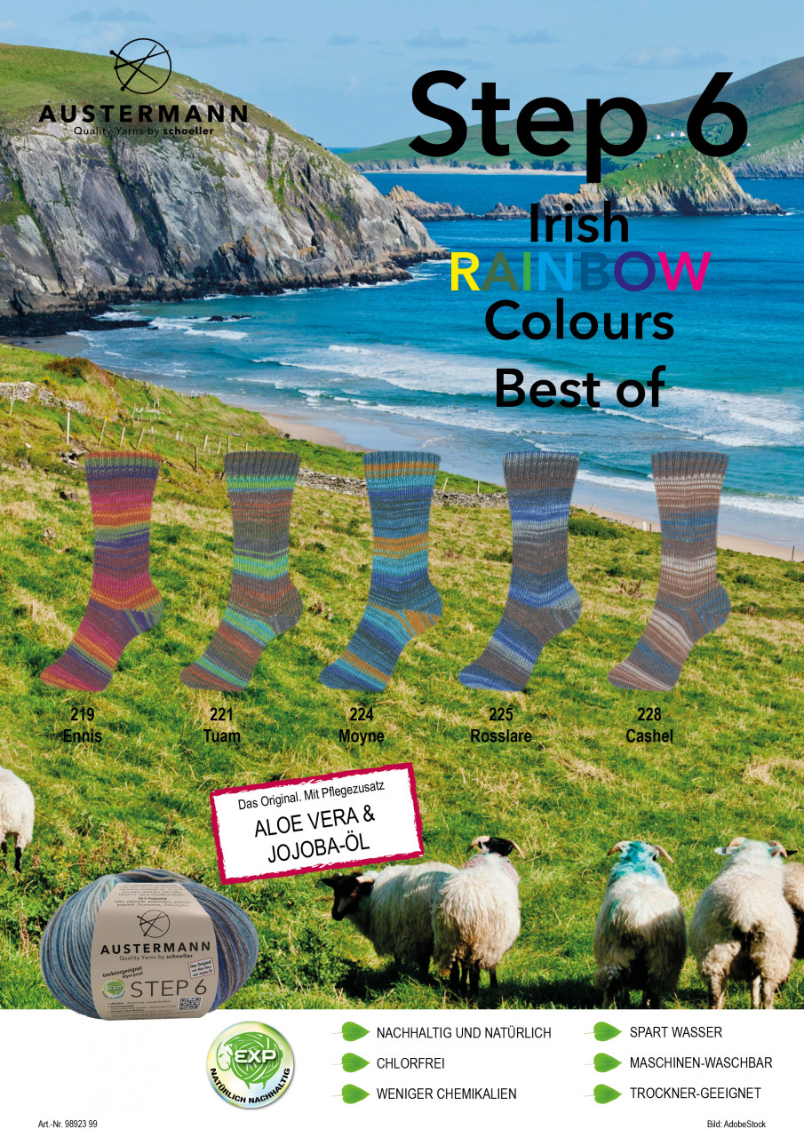 Step 6 Best of Irish Rainbow Colours