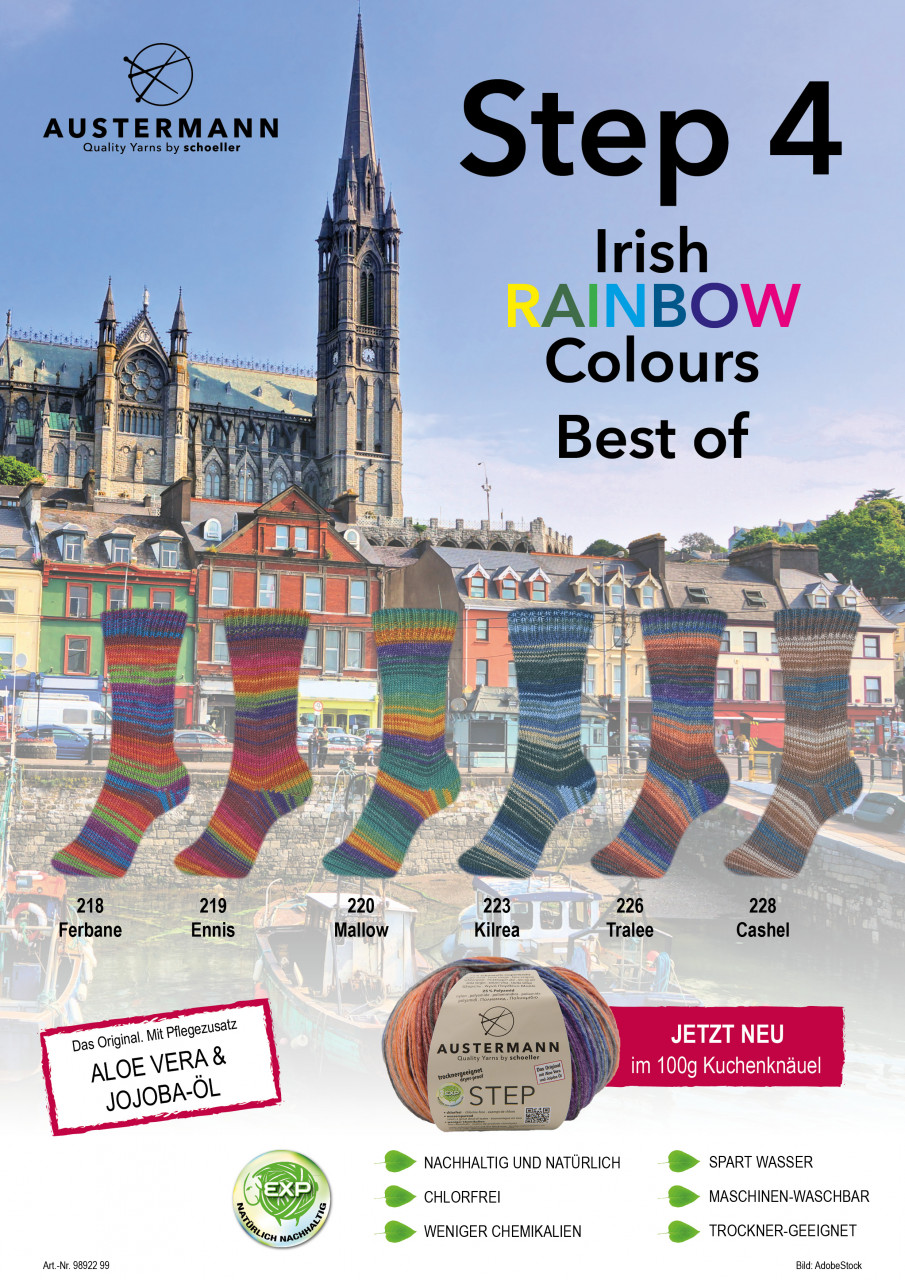 Step Best of Irish Rainbow Colours