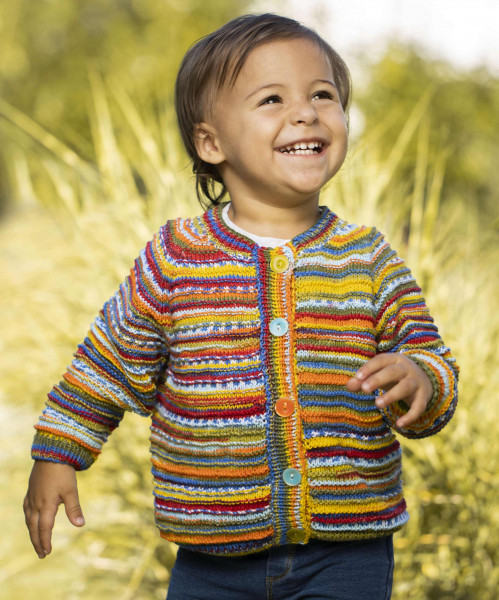 Modell 21027 Baby-Jacke Bio Cotton Color - Anleitung gratis