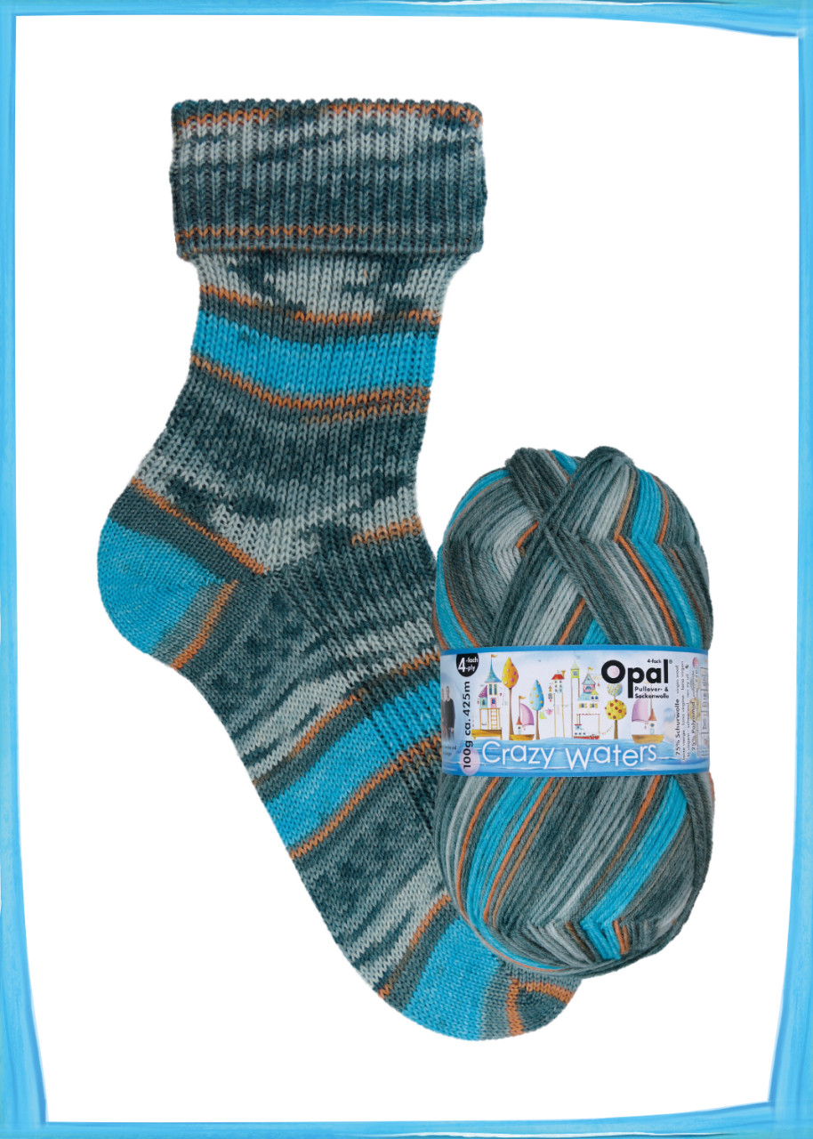 Opal 4-fach Crazy Waters